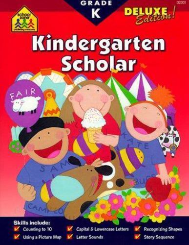 School Zone Kindergarten Scholar Workbook: 6- 0887434916, School Zone, paperback