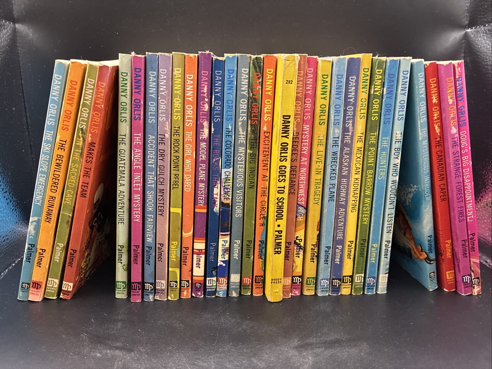 Danny Orlis Books, Lot Of 30! Bernard Palmer 1960’s Moody Press YA, Christian
