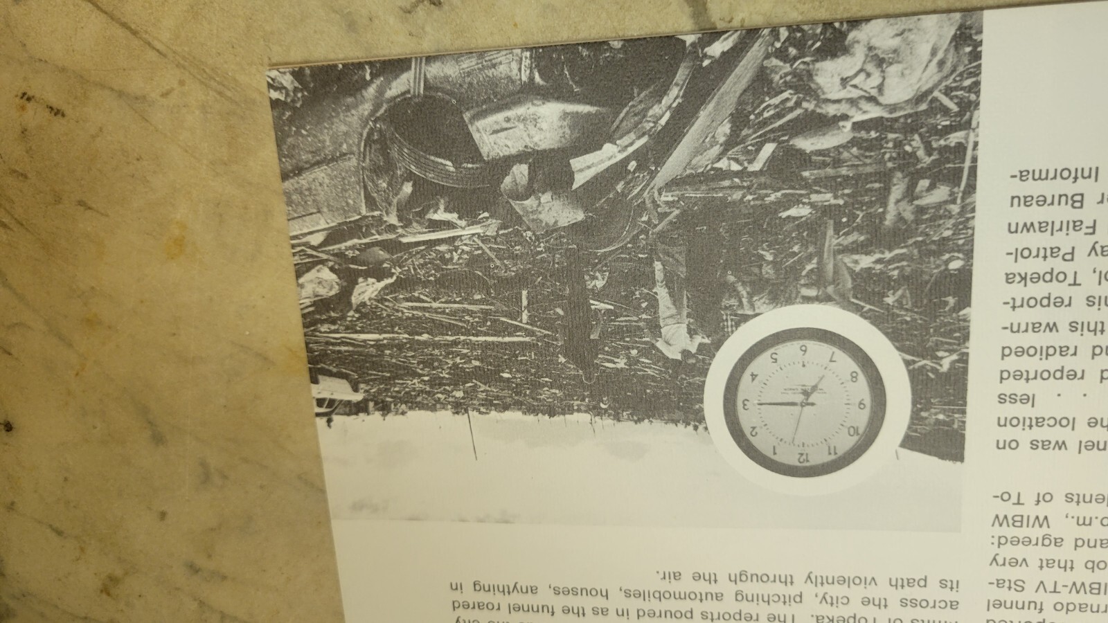 1966 For God’s Sake Take Cover Topeka WIBW Tornado Book New Old Stock Original