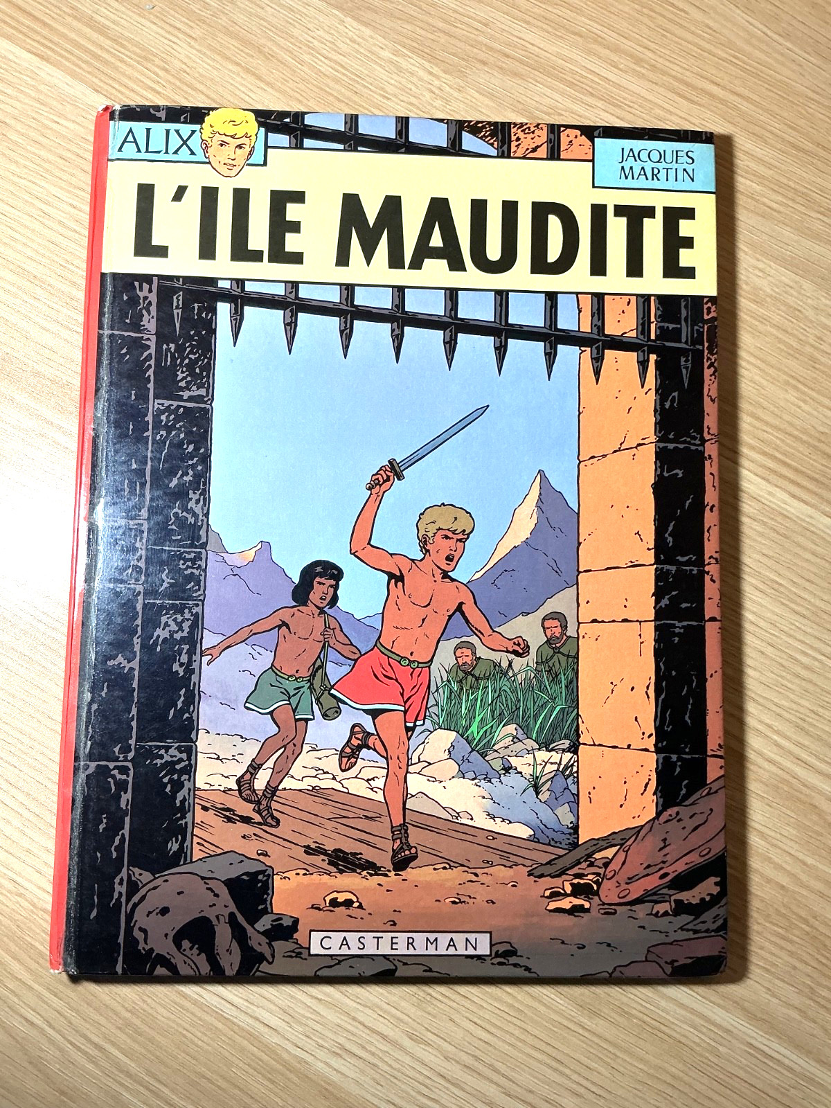 Les Aventures d’Alix, bande dessinée 4-Book French Hardcover Vintage