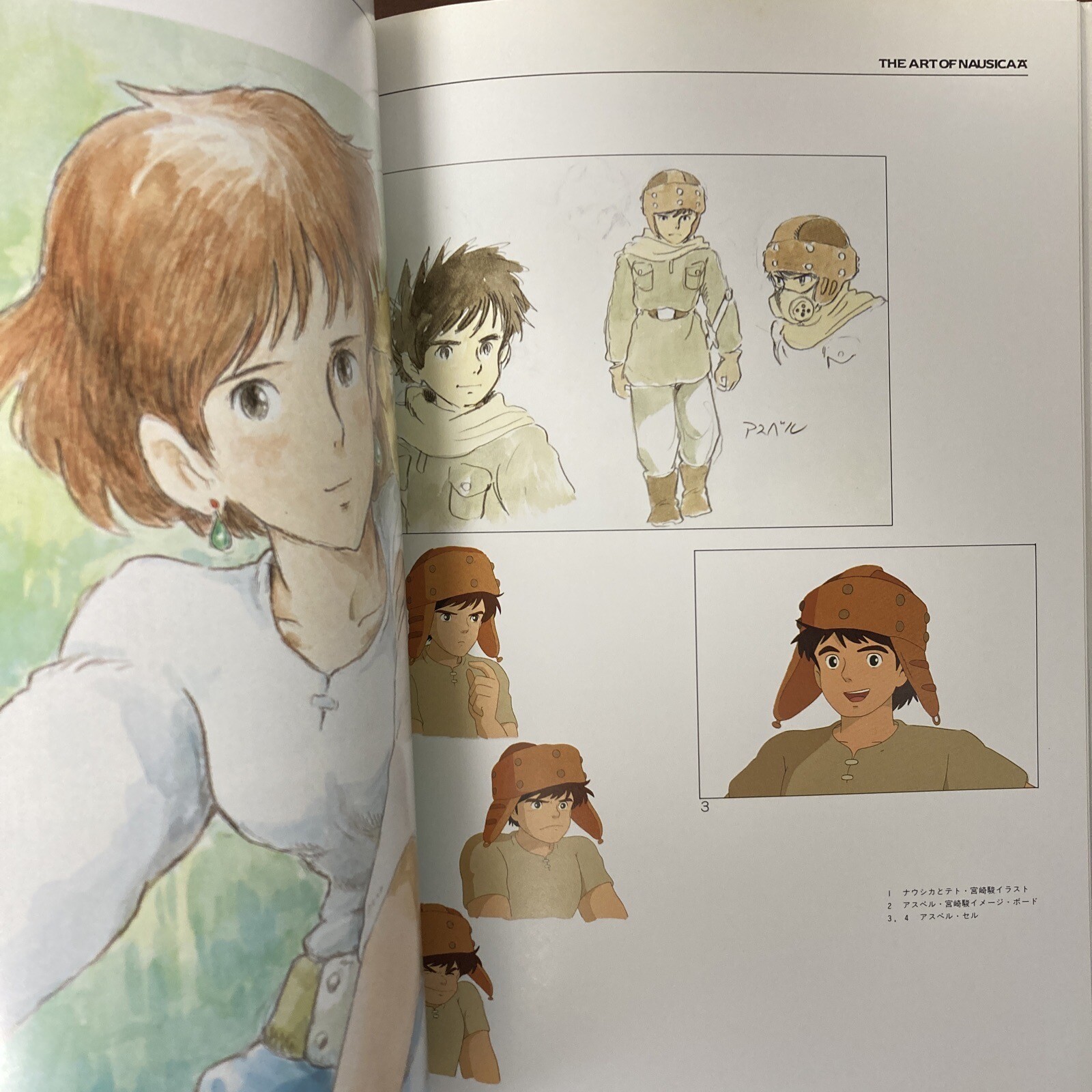 THE ART OF NAUSICAA Hayao Miyazaki Art Book Illustration