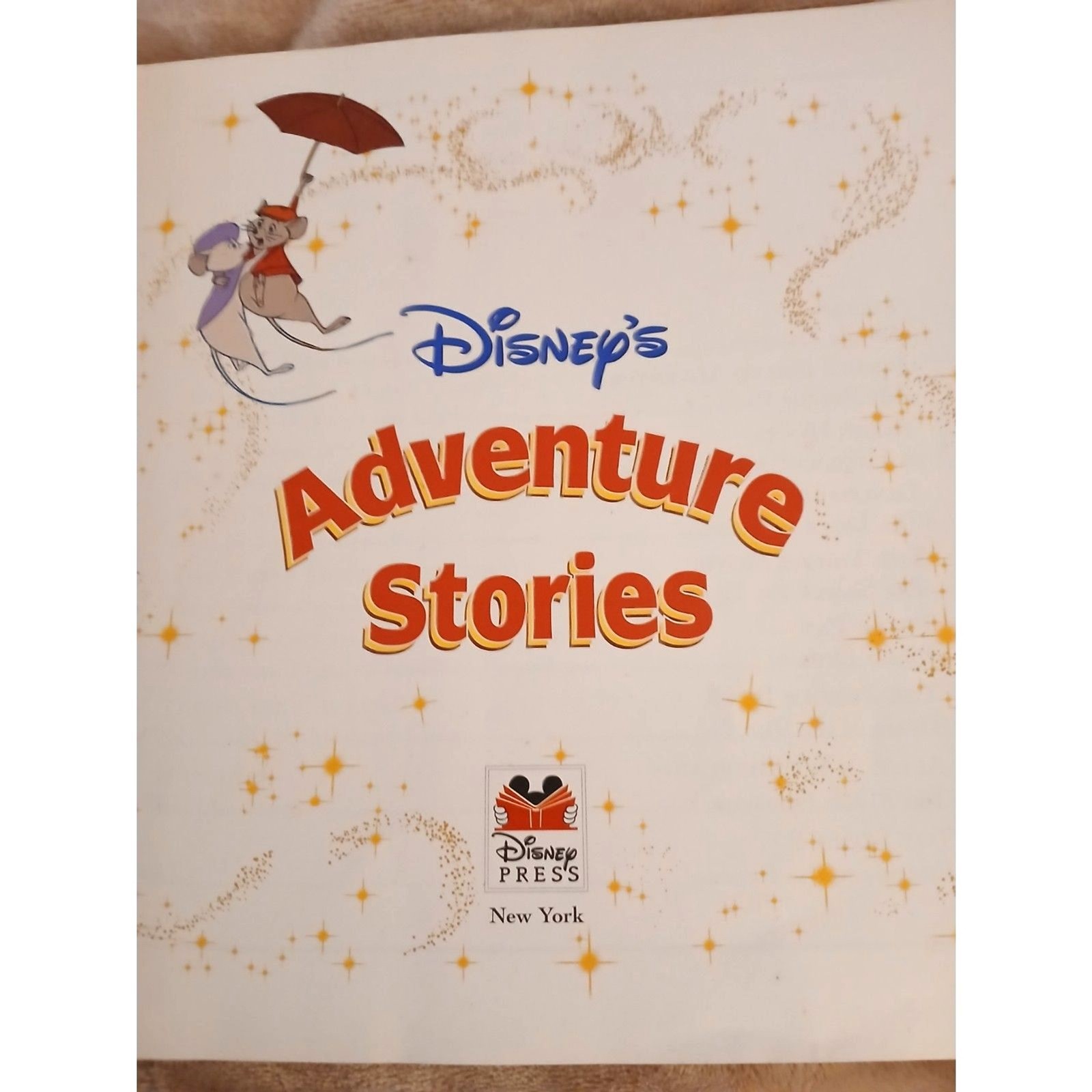 Disney’s Adventure Stories hardcover children’s book Disney Press 2001