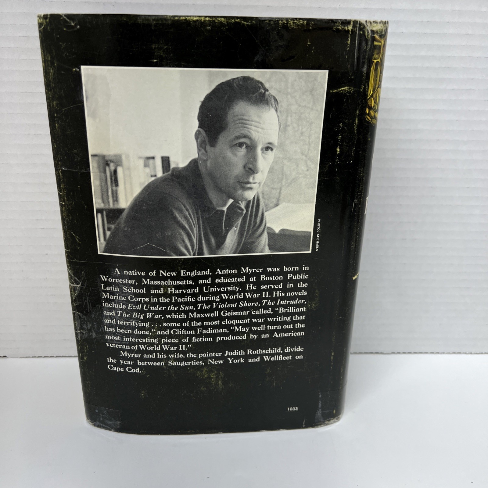 Once an Eagle By Anton Myrer 1st Edition 1968 Rare Book Of The Month Club HB/DJ