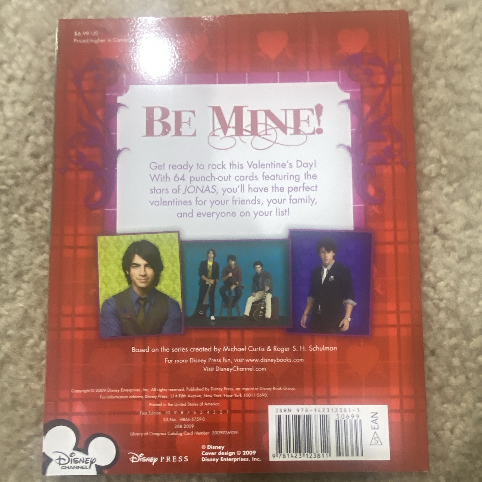 Disney Press Jonas 4ever Yours Rockin’ Valentines TPB 2009 Illustrated Ages 9-12