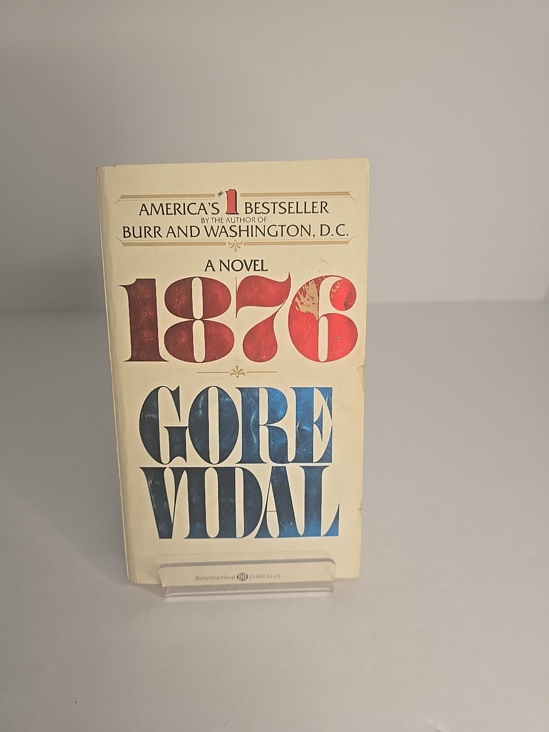 1876 by Gore Vidal (1977) Vintage Ballantine Paperback Historical Fiction VG