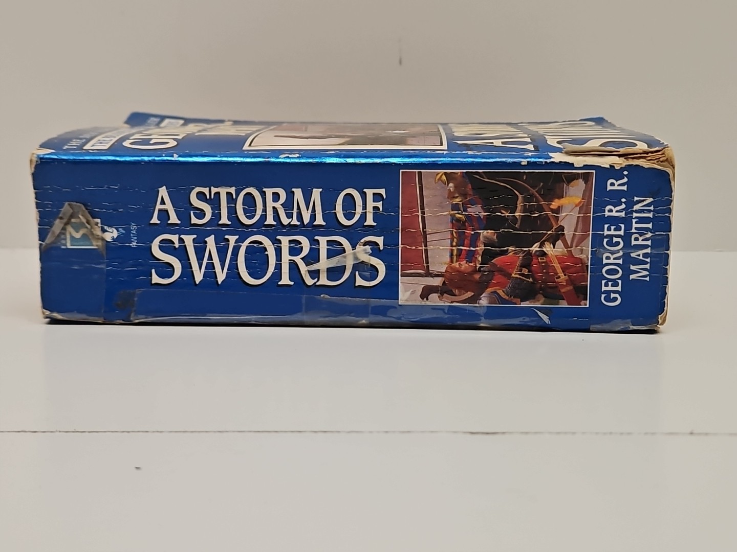 A Storm of Swords George R.R. Martin Vintage Book Paperback Bantam Blue