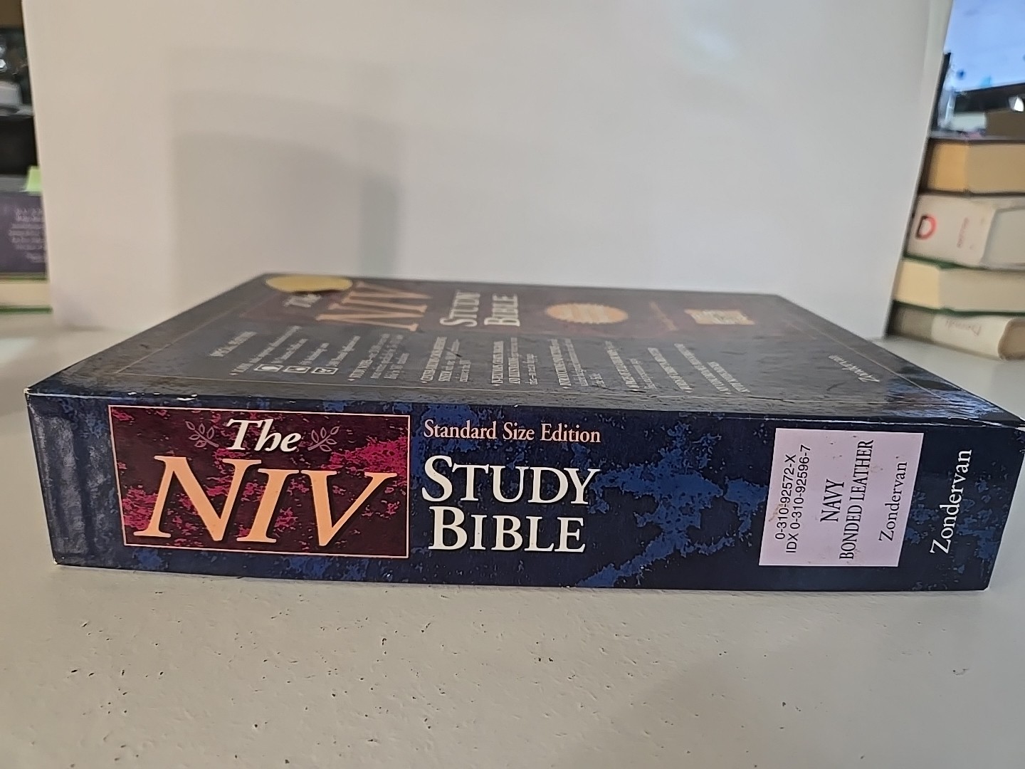 NIV Study Bible by Donald Burdick (1995, Hardcover)