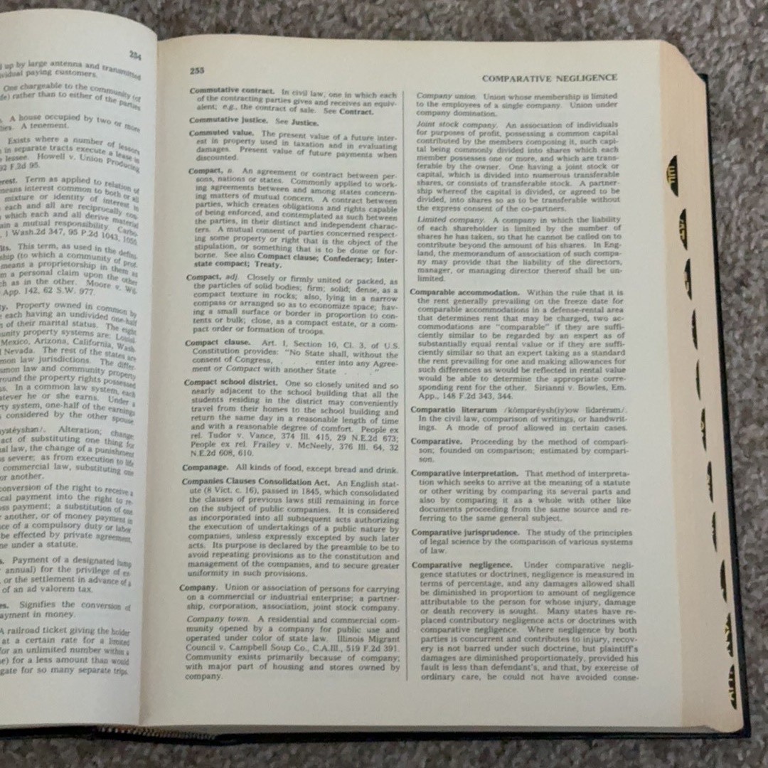 Black’s Law Dictionary Special Deluxe Fifth Edition 1979 West Publishing
