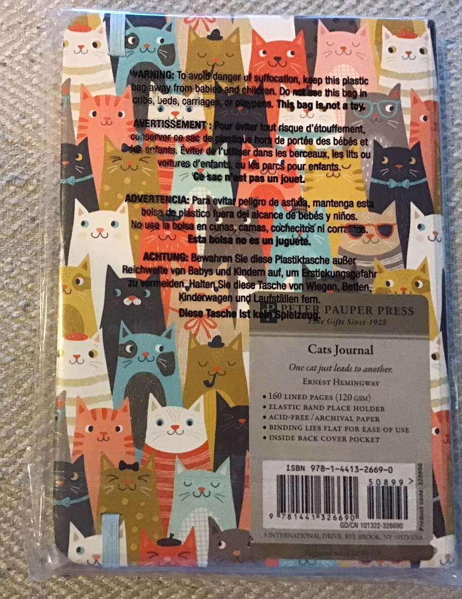 Cats Journal (Diary, Notebook) Other 2018 by Inc. Peter Pauper Press New