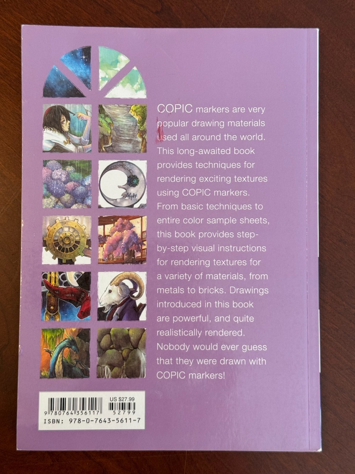 How to Render Eye-Catching Textures w COPIC Markers pb Yasaiko ART book
