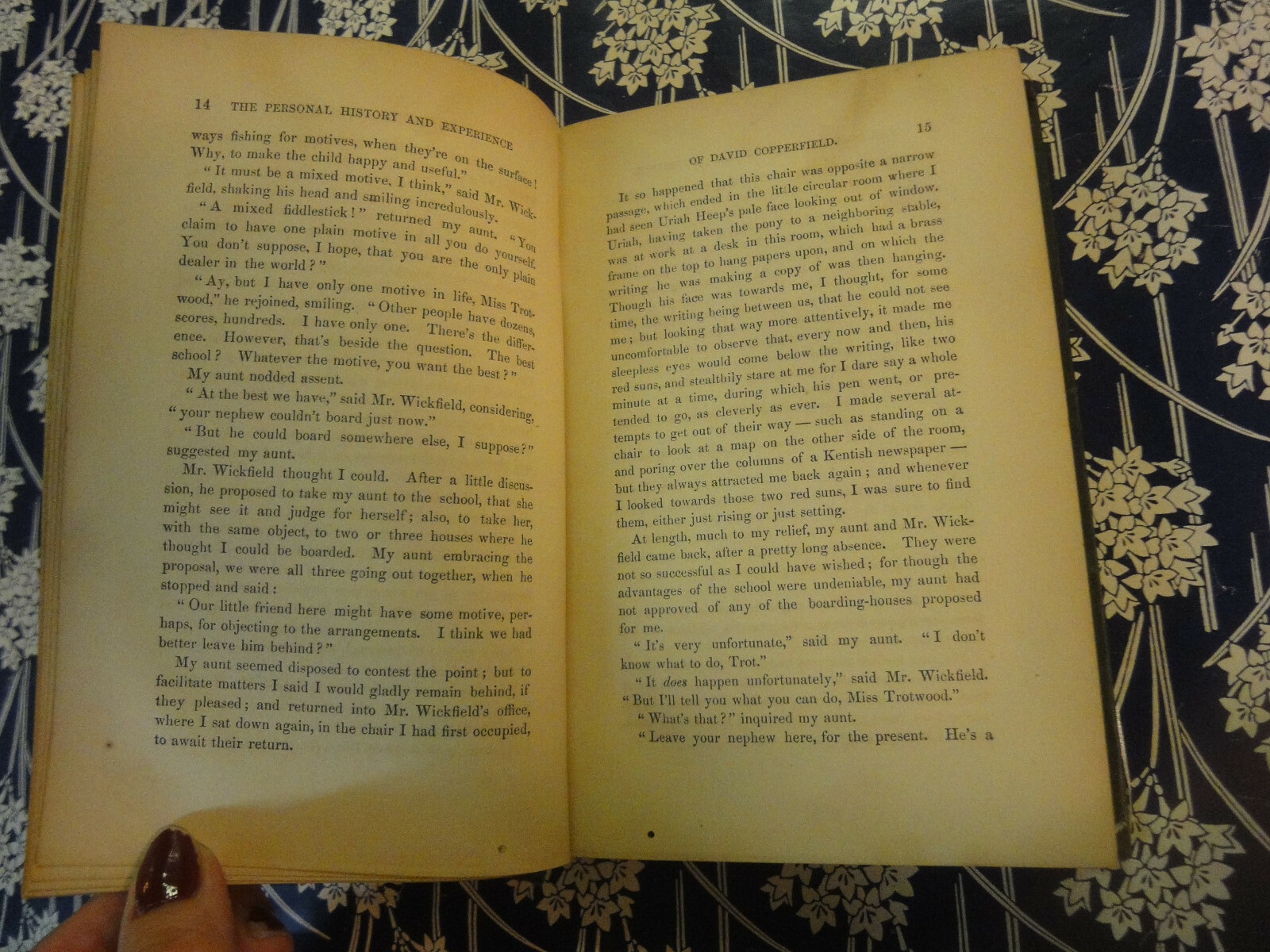 Works of Charles dickens household ed vol II david Copperfield vintage book 1863