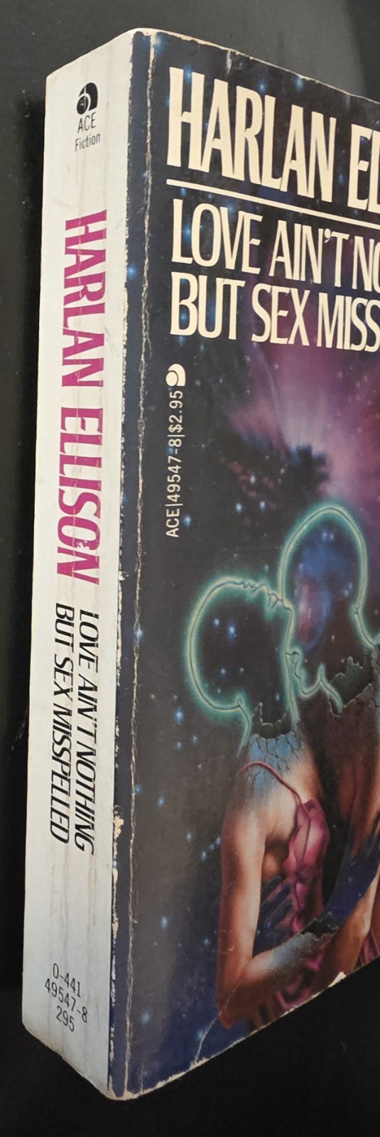 Harlan Ellison LOVE AINT NOTHING BUT SEX MISSPELLED Ace Paperback Barclay Shaw