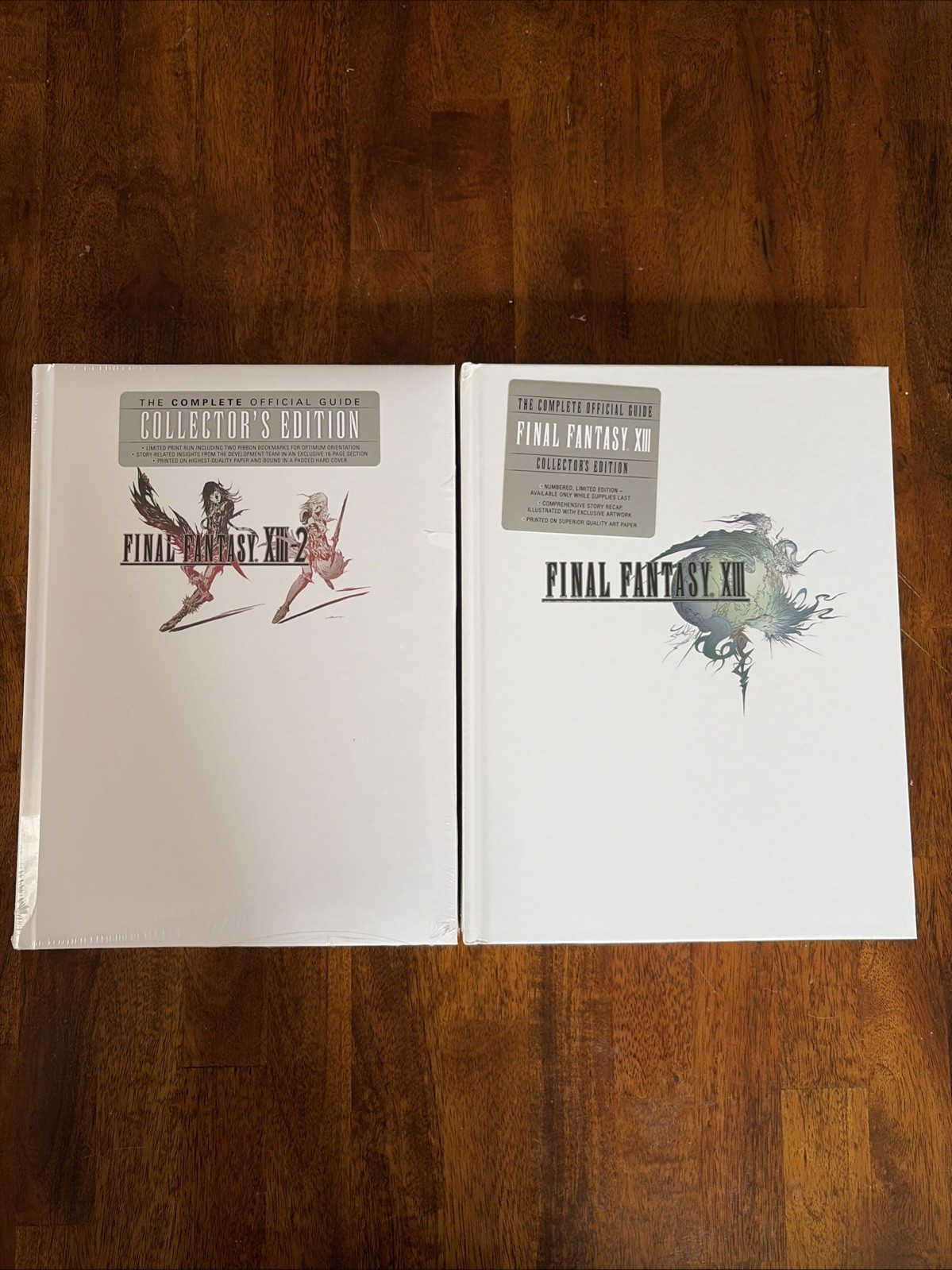 Final Fantasy XIII + XIII-2 Complete Official Guide Collector’s Edition SEALED!