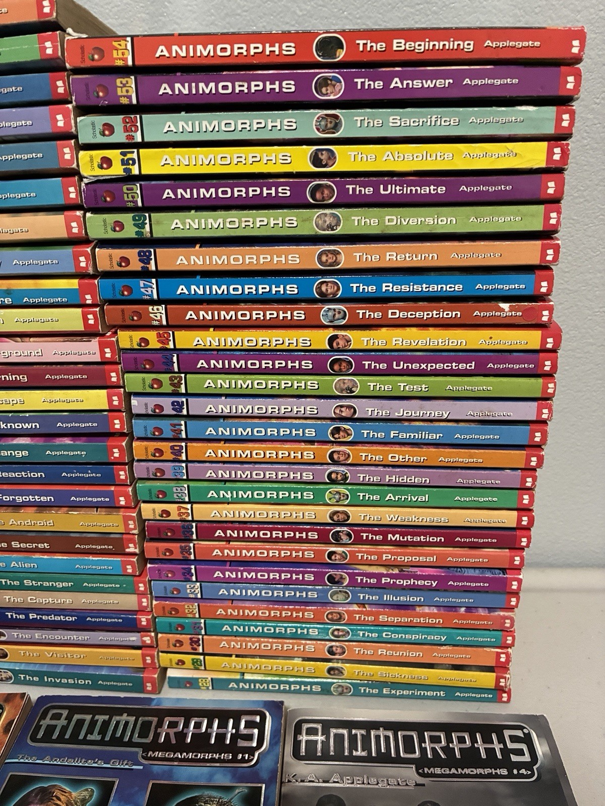 Animorphs Complete Set 1-54 & 6 Companions VTG Book Lot 46 47 48 49 50 51 52 53