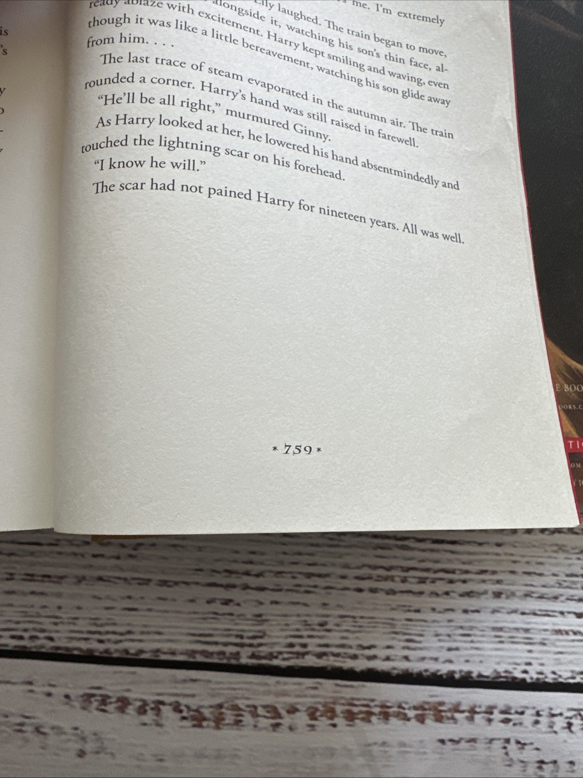RARE HARRY POTTER And The Deathly Hallows-1st ed/1st printing-*759 Page Error