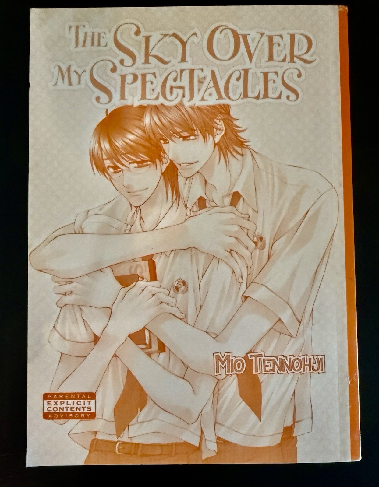 The Sky Over My Spectacles (Yaoi) by Tennohji, Mio Manga Paperback Scarce Mint
