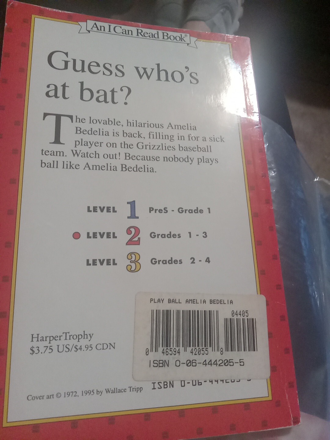I Can Read Level 2 Ser.: Play Ball, Amelia Bedelia by Peggy Parish (1995, Trade