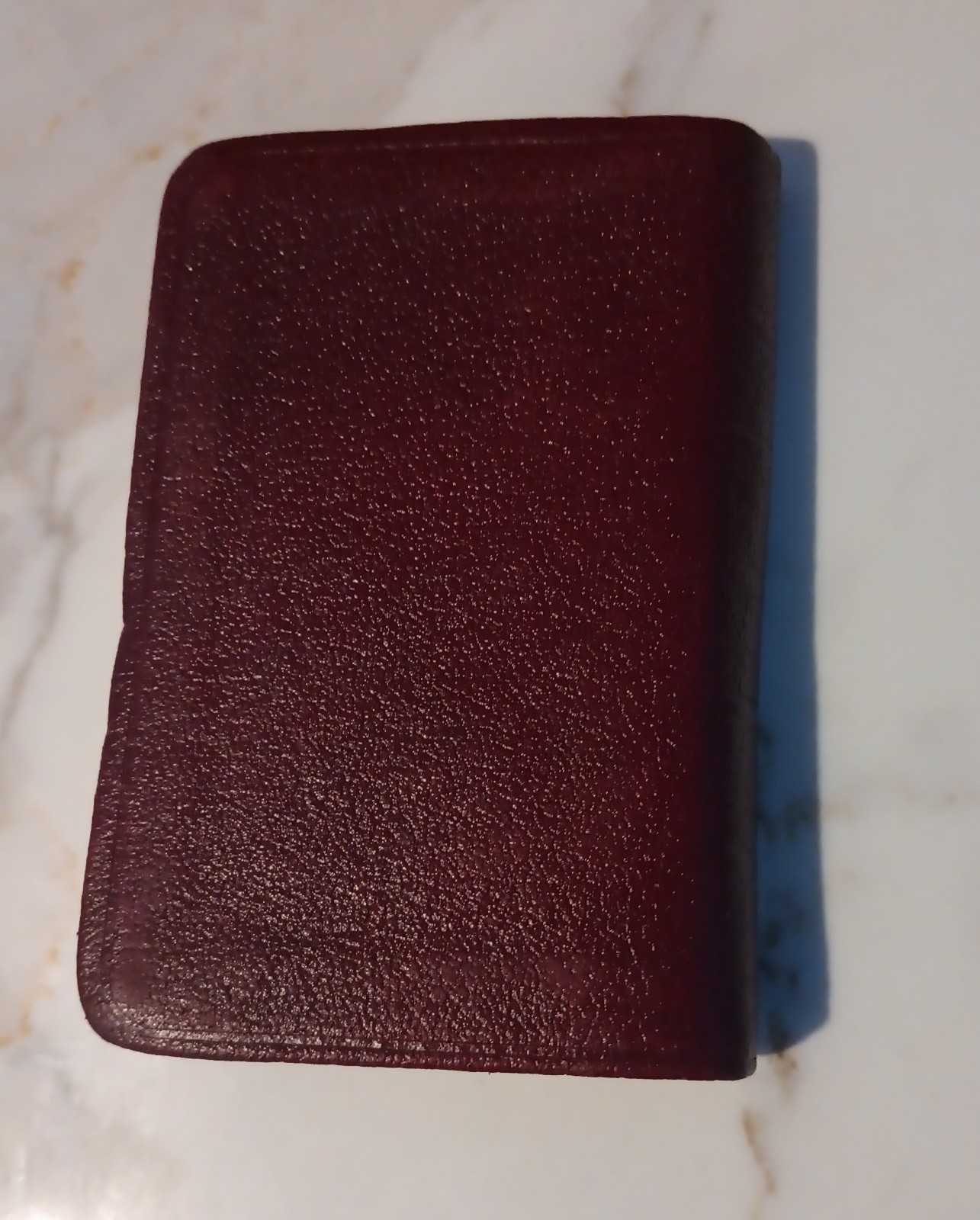 New Testament Psalms Proverbs Mini Pocket Bible Maroon 1968 National Bible Press