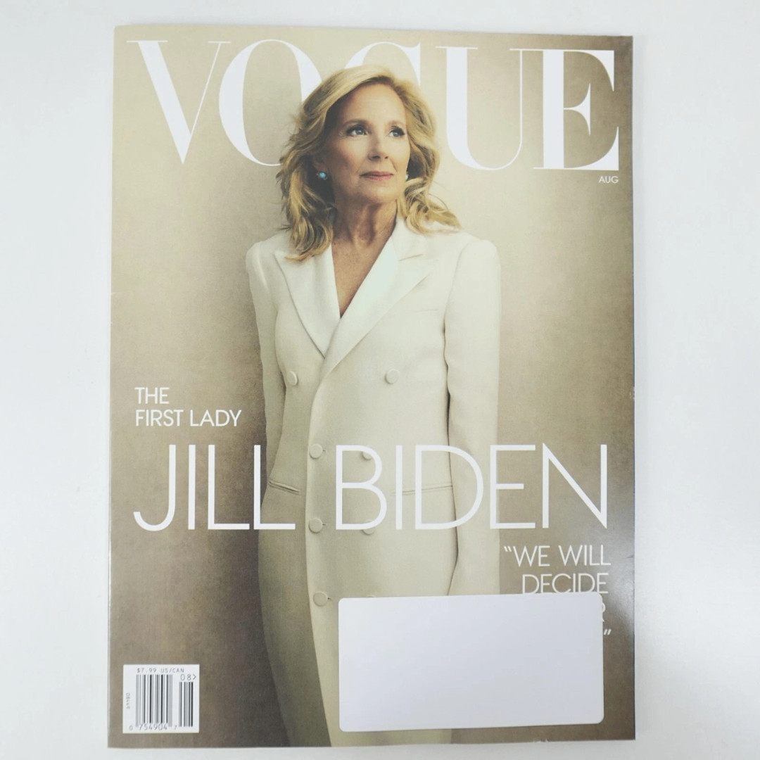 Vogue Magazine Jill Biden First Lady August 2024 Fashion Culture Conde Nast