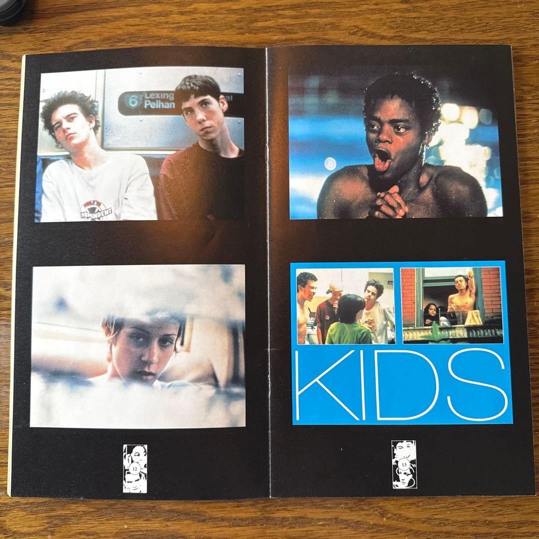 KIDS Movie Brochure Larry Clark Steel Photos Japanese Film Pamphlet