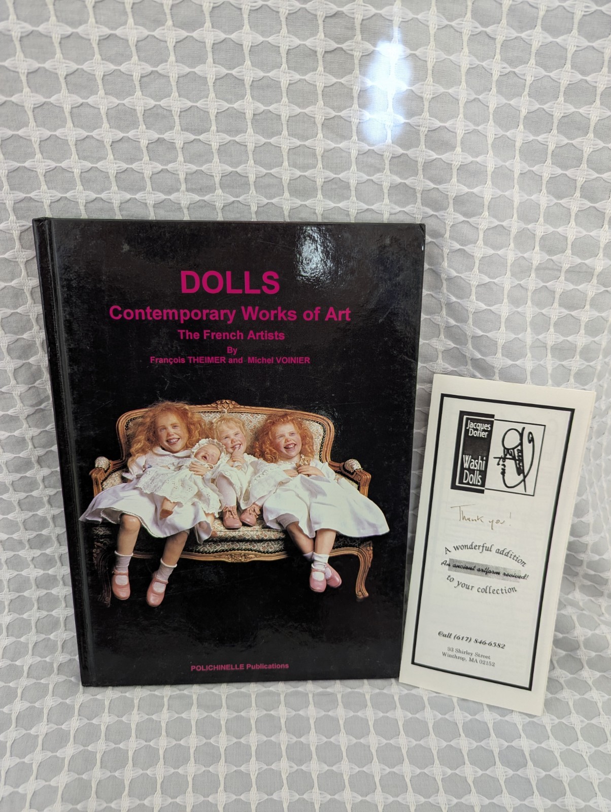 Dolls Contemporary Works of Art: Francois Theimer 1995 With A Brochure Vintage
