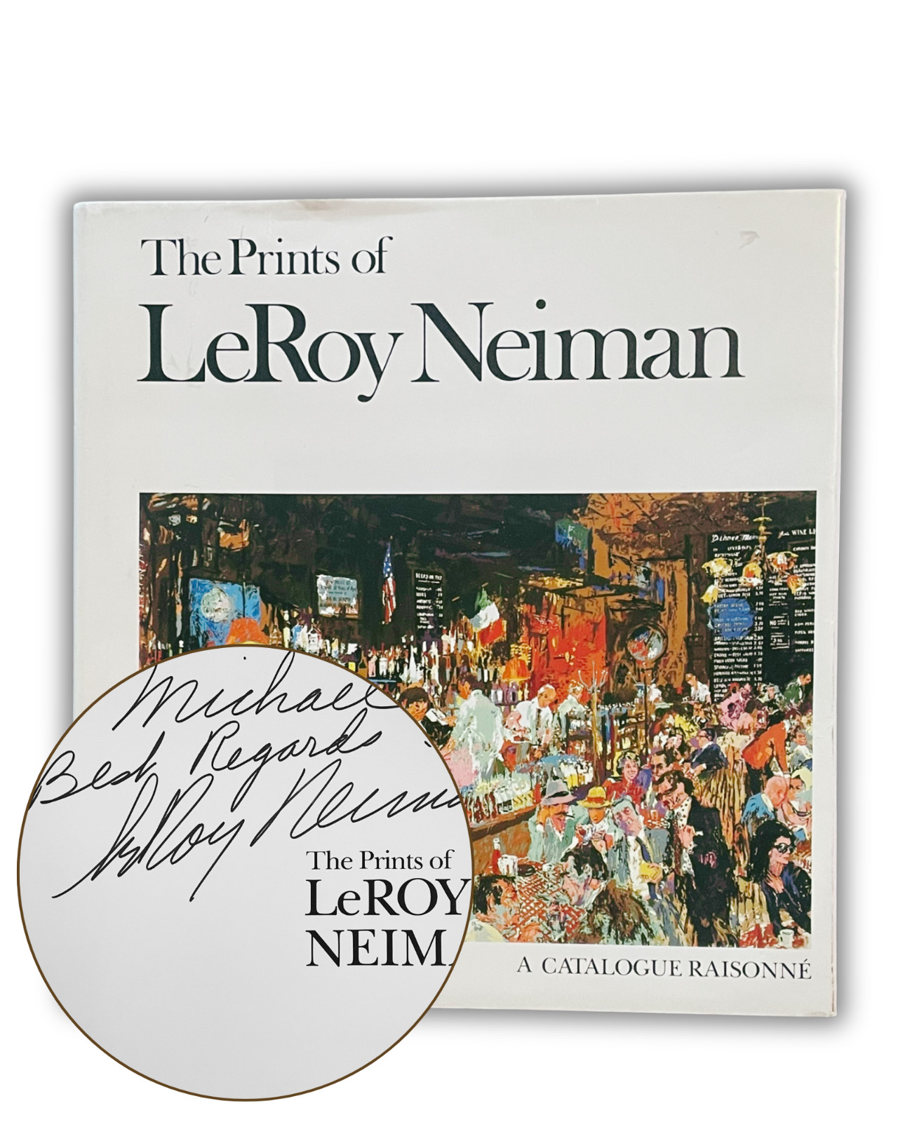 THE PRINTS OF LEROY NEIMAN Knoedler Pub. 1980 1st Ed HC Book Signed by Artist
