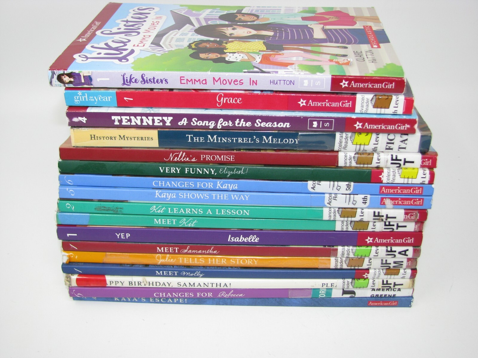 American Girl Book Lot Of 17 Mixed See Pictures varied condition classroom