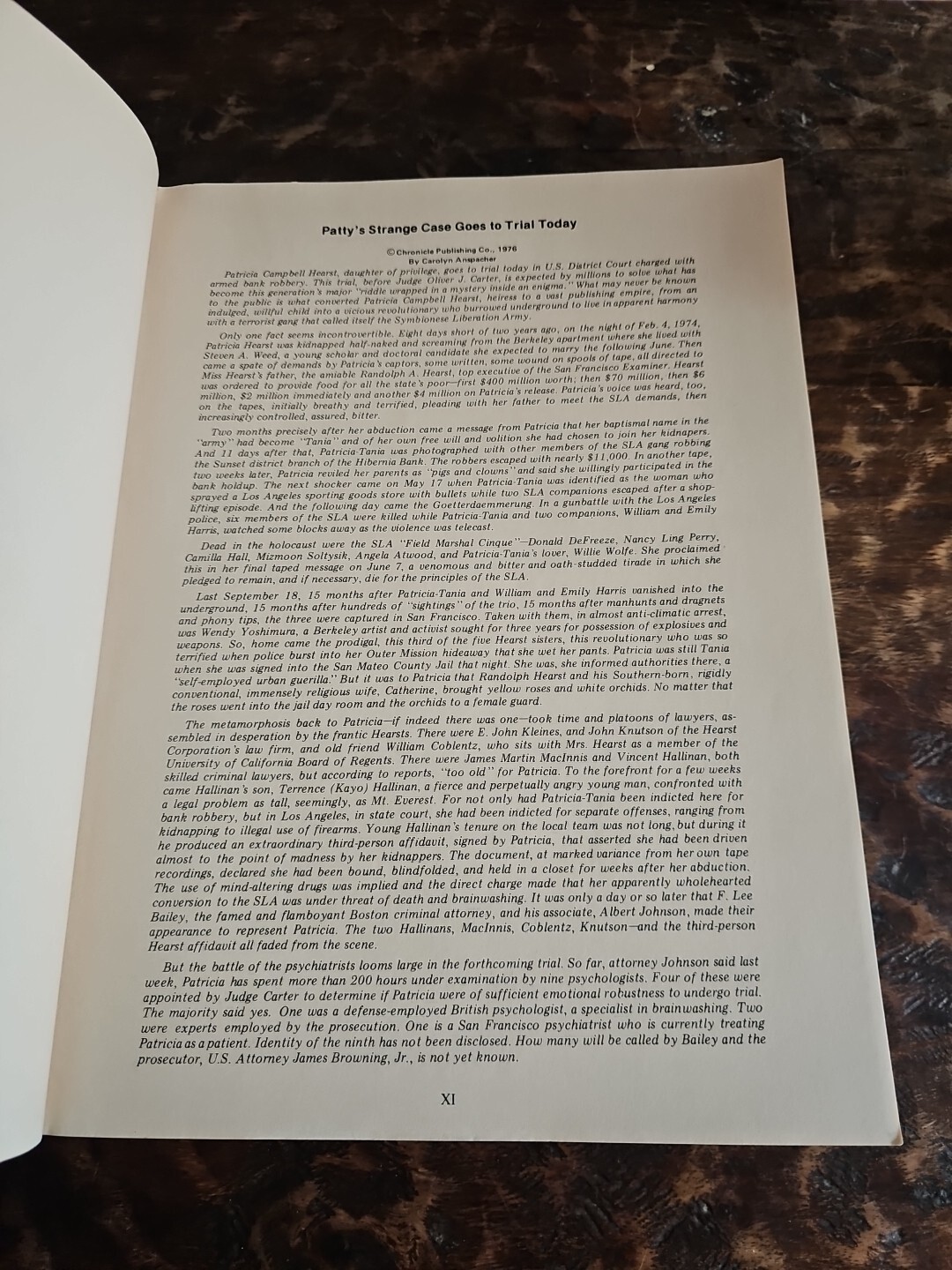 The Trial Of Patty Hearst 1976 The Great Fidelity Press