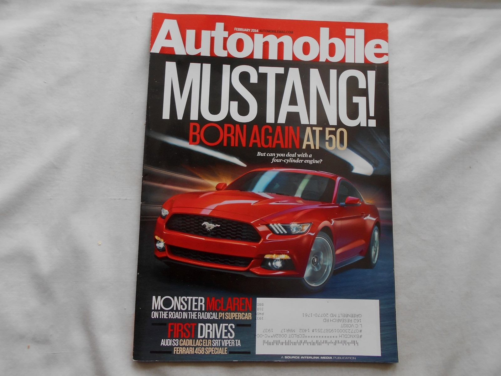 AUTOMOBILE Magazine-FEBRUARY,2014 MUSTANG
