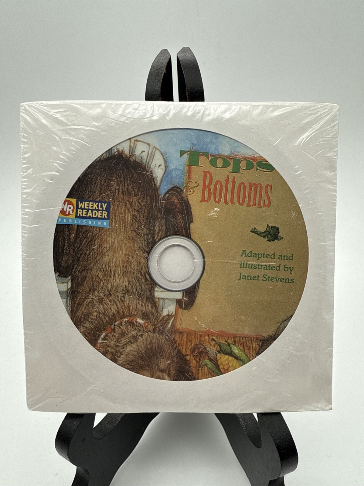 Tops & Bottoms Adapted And Illustrated by Janet Stevens 12 CD Set -New Sealed-