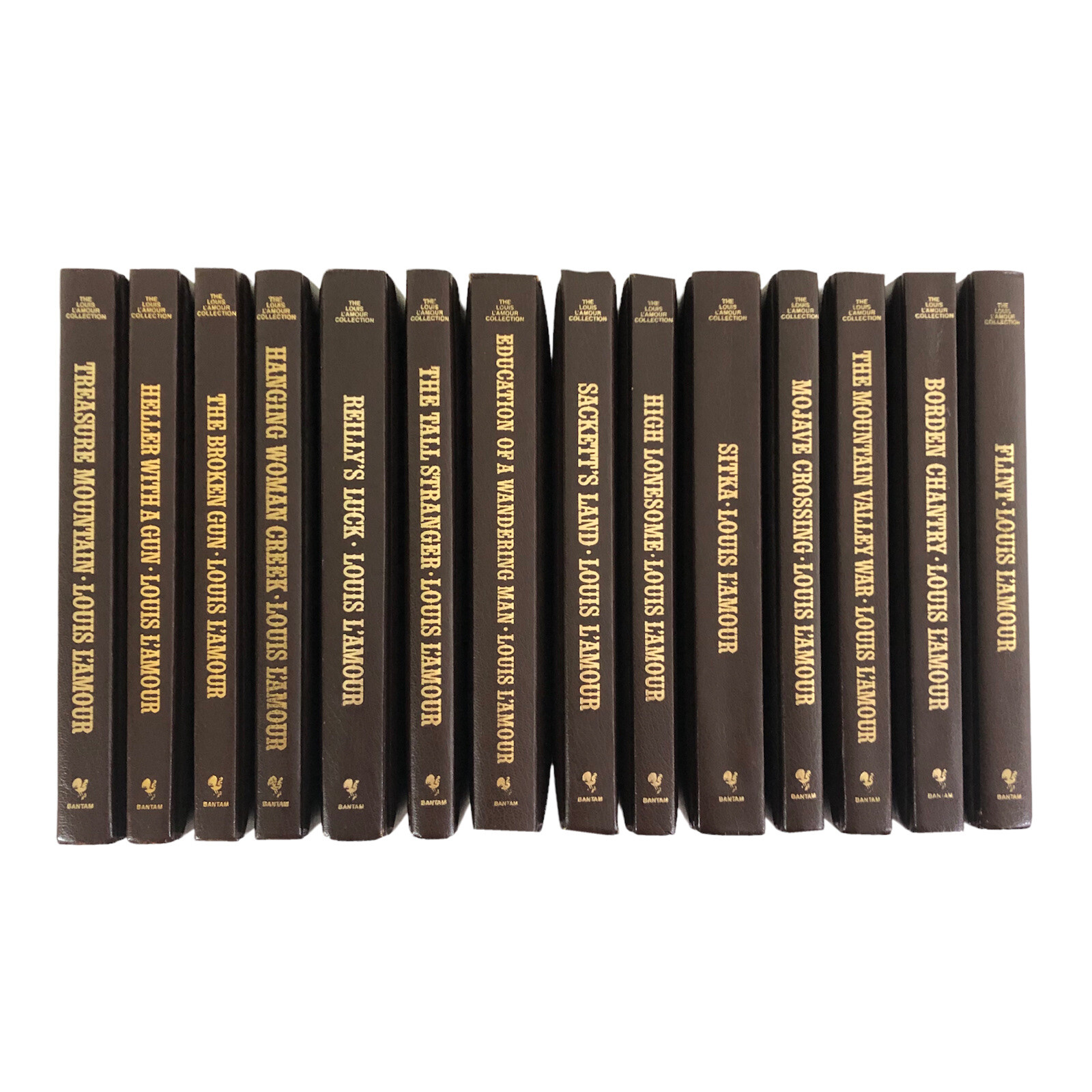 THE LOUIS L’AMOUR COLLECTION Western Fiction Hardcover Leatherette Bantam Books