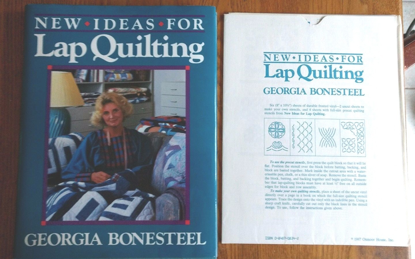 New Ideas For Lap Quilting by Georgia Bonesteel 1987 Hardcover 159 Pages