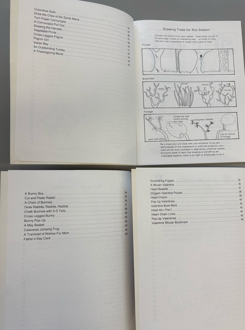 Fall, Spring, And Winter Art Ideas – Lot Of 3 Books