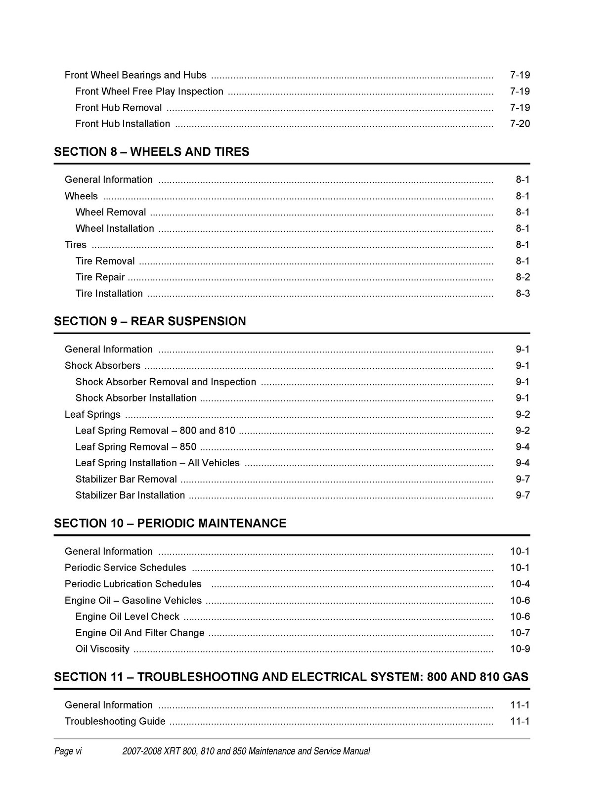 CLUB CAR XRT 800 810 850 Maintenance And Service Manual 2007-2008 – WIRE BINDER