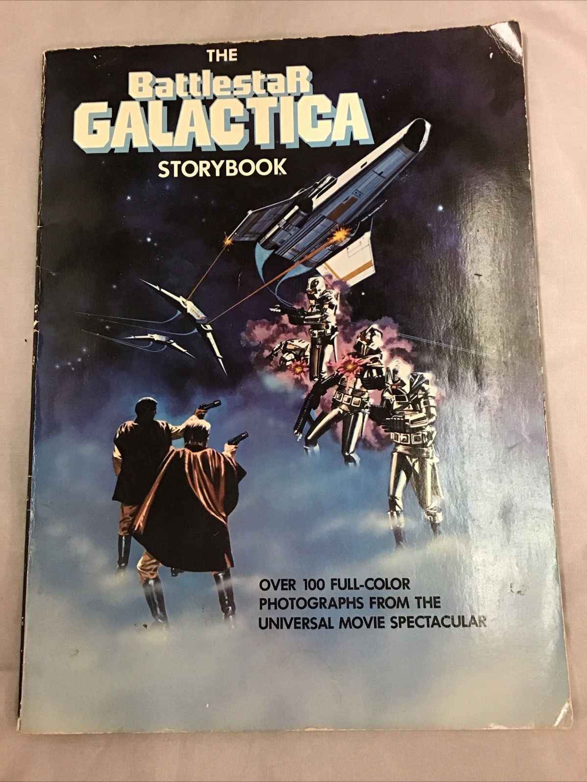 1979 THE BATTLESTAR GALACTICA STORYBOOK ~ SOFTCOVER ~ SCHOOLASTIC BOOK SERVICES