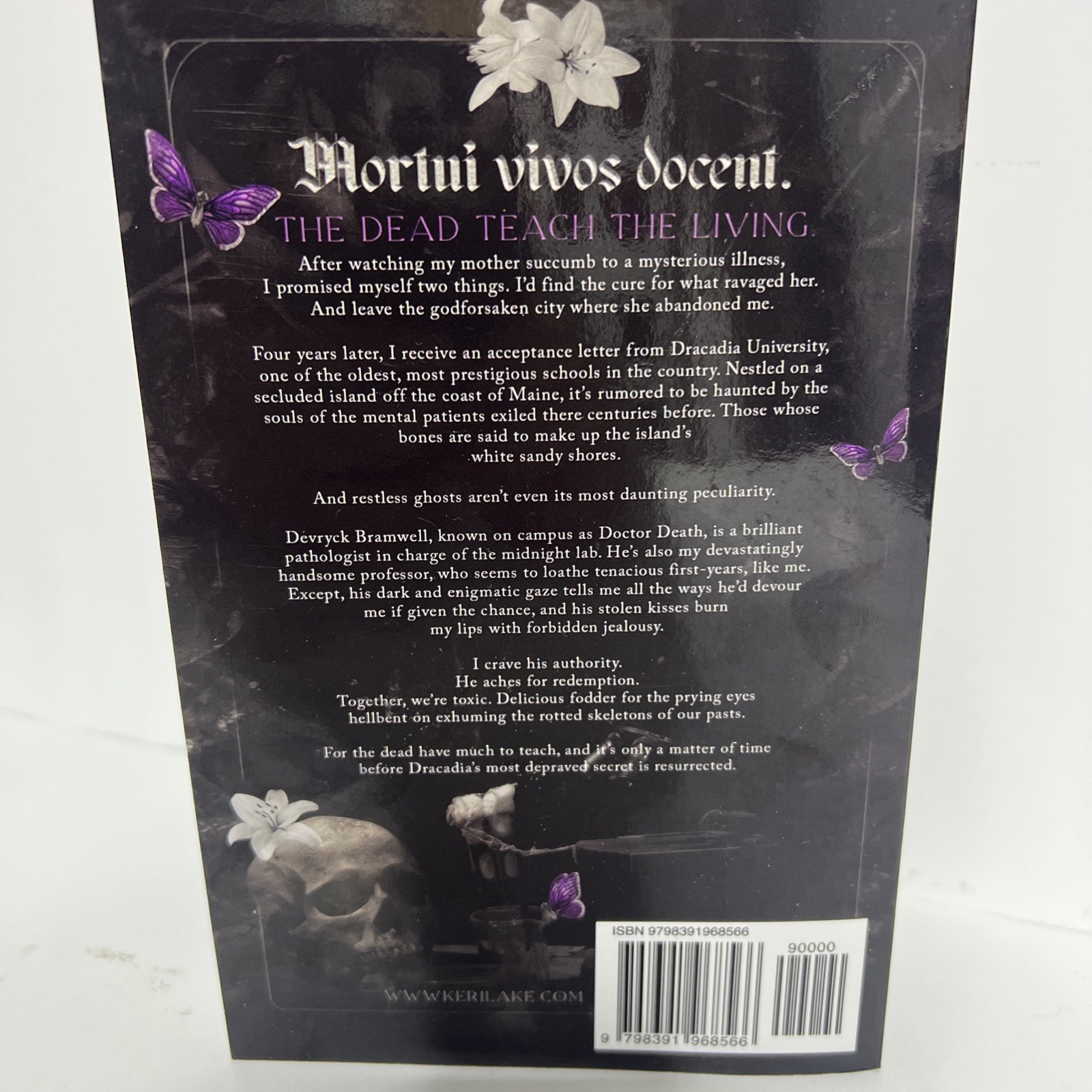 Nocticadia by Keri Lake, Gothic Dark Romance Booktok, OOP Paperback