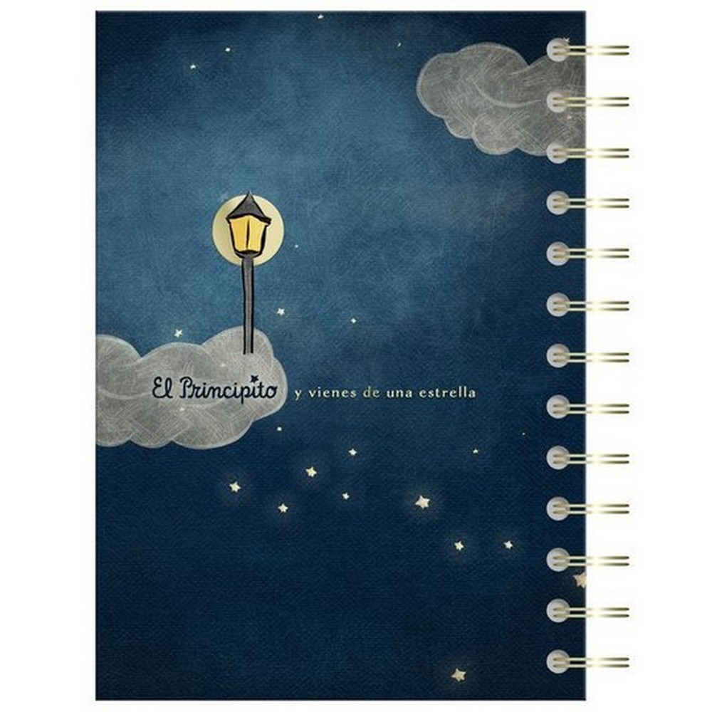 Premium Paper Spiral Notebook, The Little Star Prince (12x17cm)