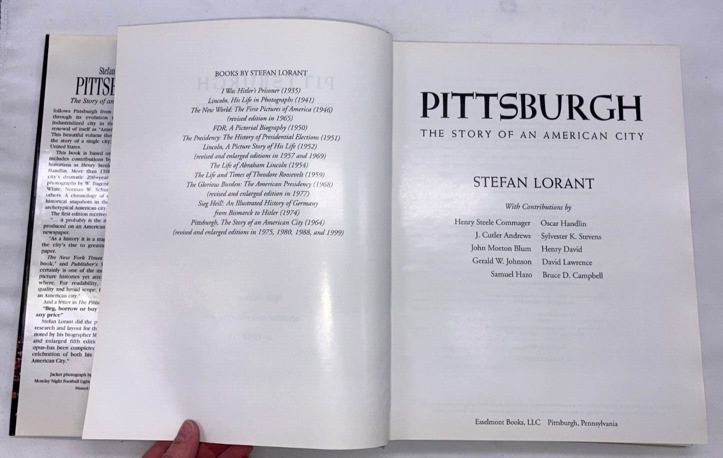 *Hardcover* Pittsburgh: The Story of an American City 5th ed. by Stefan Lorant