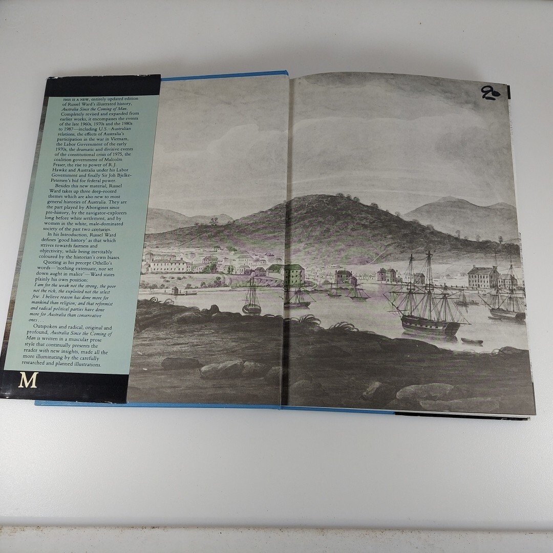 Australia Since The Coming of Man Russel Ward 1987 Revised Ed Illustrated HCDJ