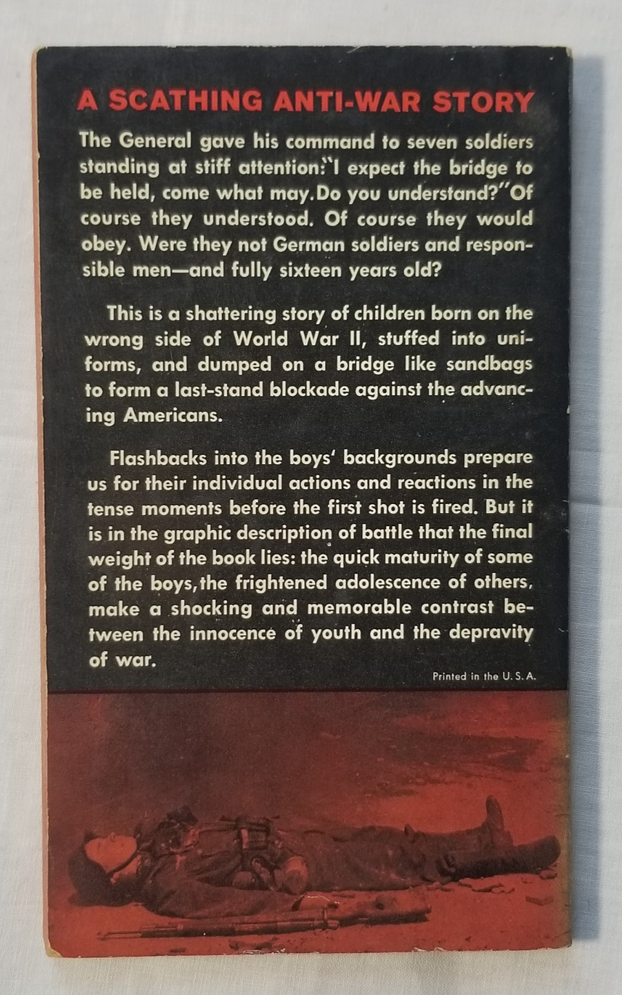 The Bridge by Manfred Gregor 1960 Paperback Classic WWII