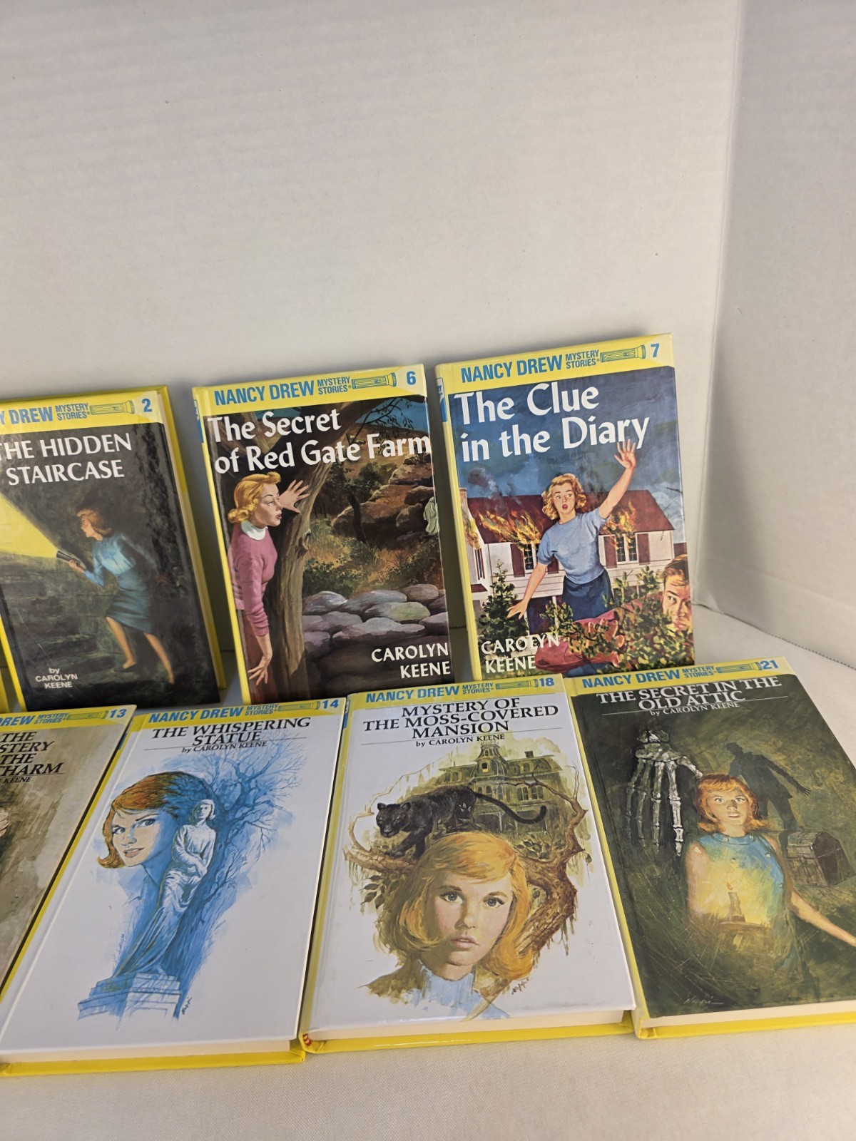 Vintage Nancy Drew Hardback Book Lot Of 9-1990’s/2000s Mystery Juvenile Fiction
