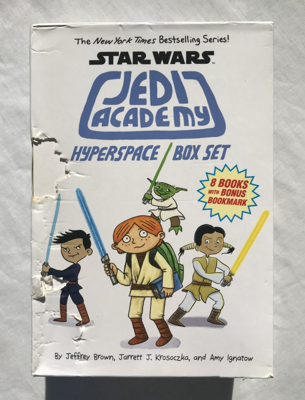 Star Wars Jedi Academy Hyperspace 8 Paperback Book Set (box torn, books ok)