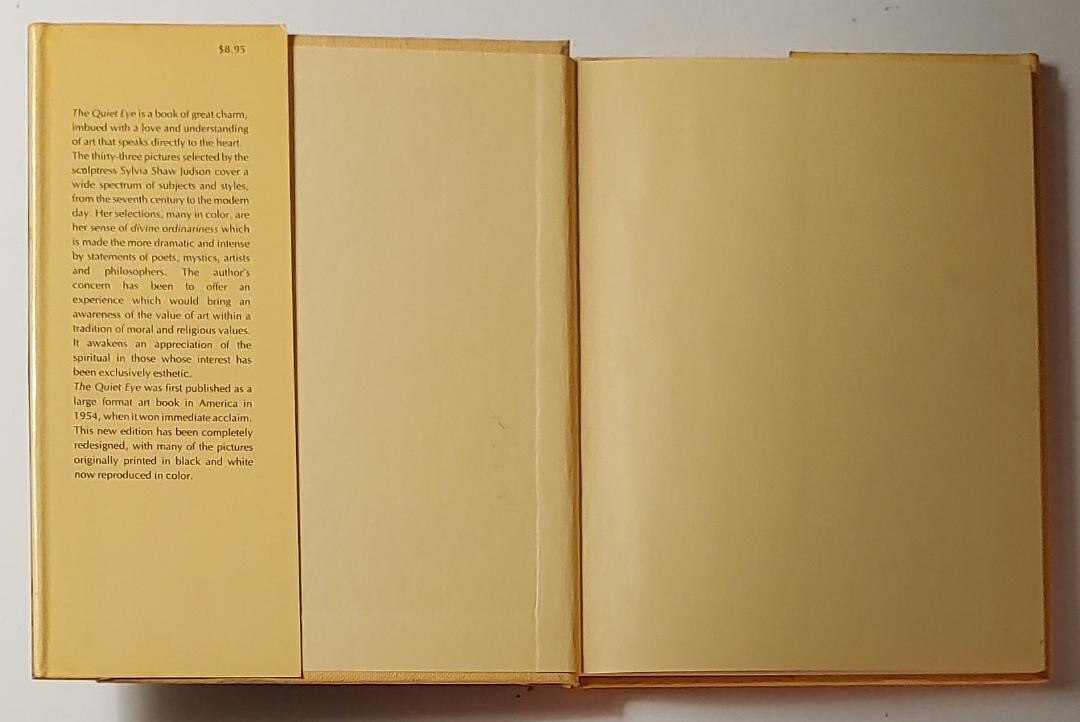 THE QUIET EYE by Sylvia Shaw Judson, 1982 Hardcover – Regnery Publishing, Inc.