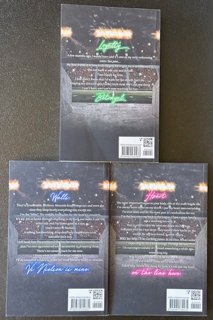 Alphaletes Series Books 1-3 Katelyn Taylor 2023 SC Signed & Inscribed Self-Pub