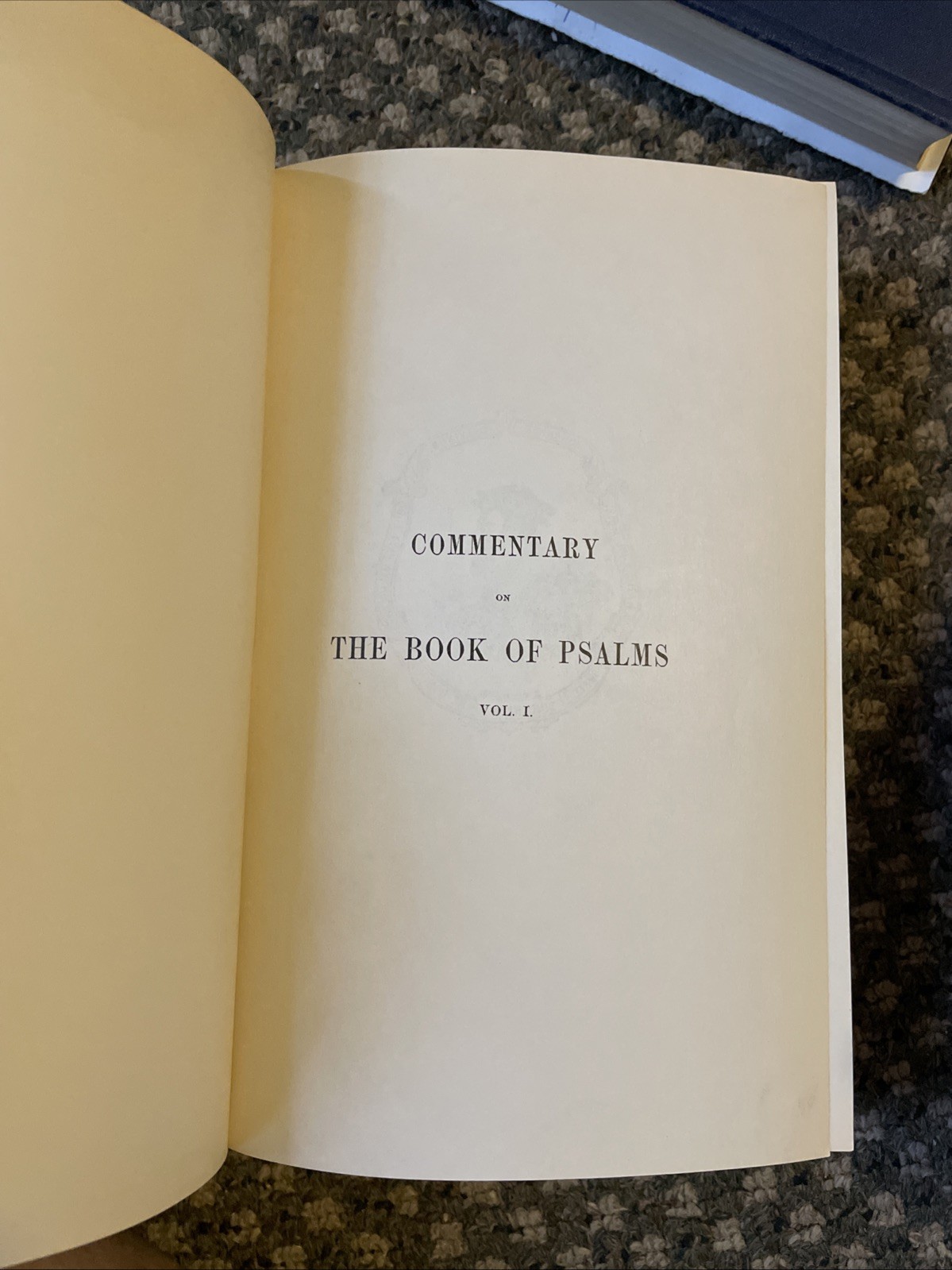 Calvin’s Commentary on Palms 5 Volume Set Eerdmans 1949 Hardback