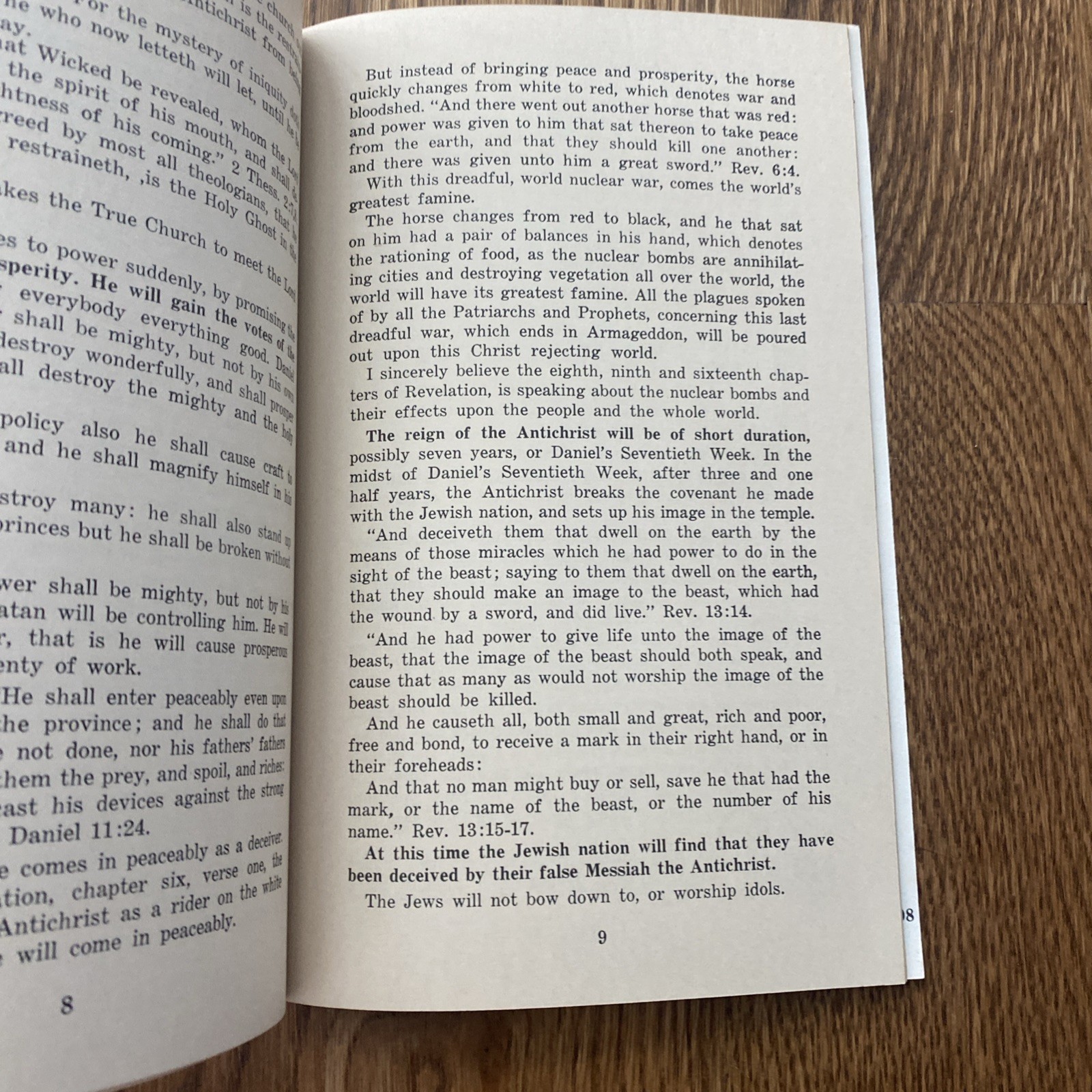 Jerusalem & Israel in Bible Prophecy Douglas 1967 End Times World Evangelism VTG