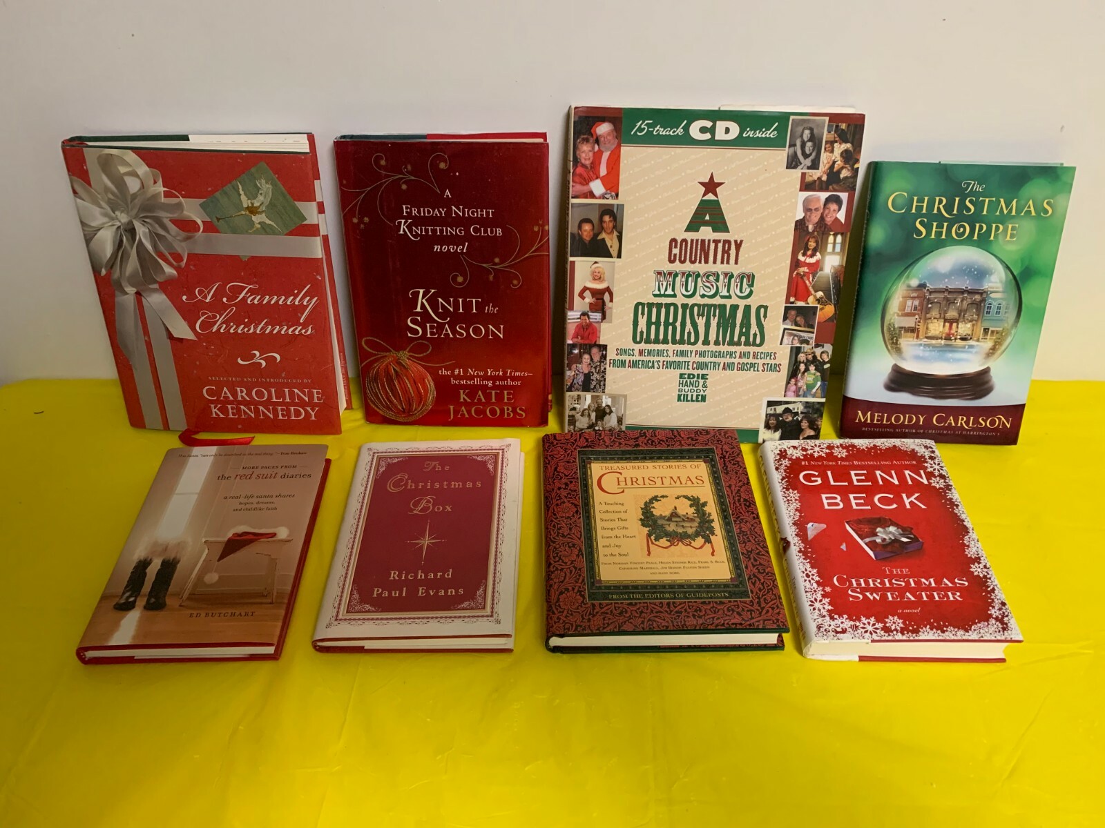 Christmas novels & books-Christmas Shoppe/Christmas Sweater/Christmas Box+8