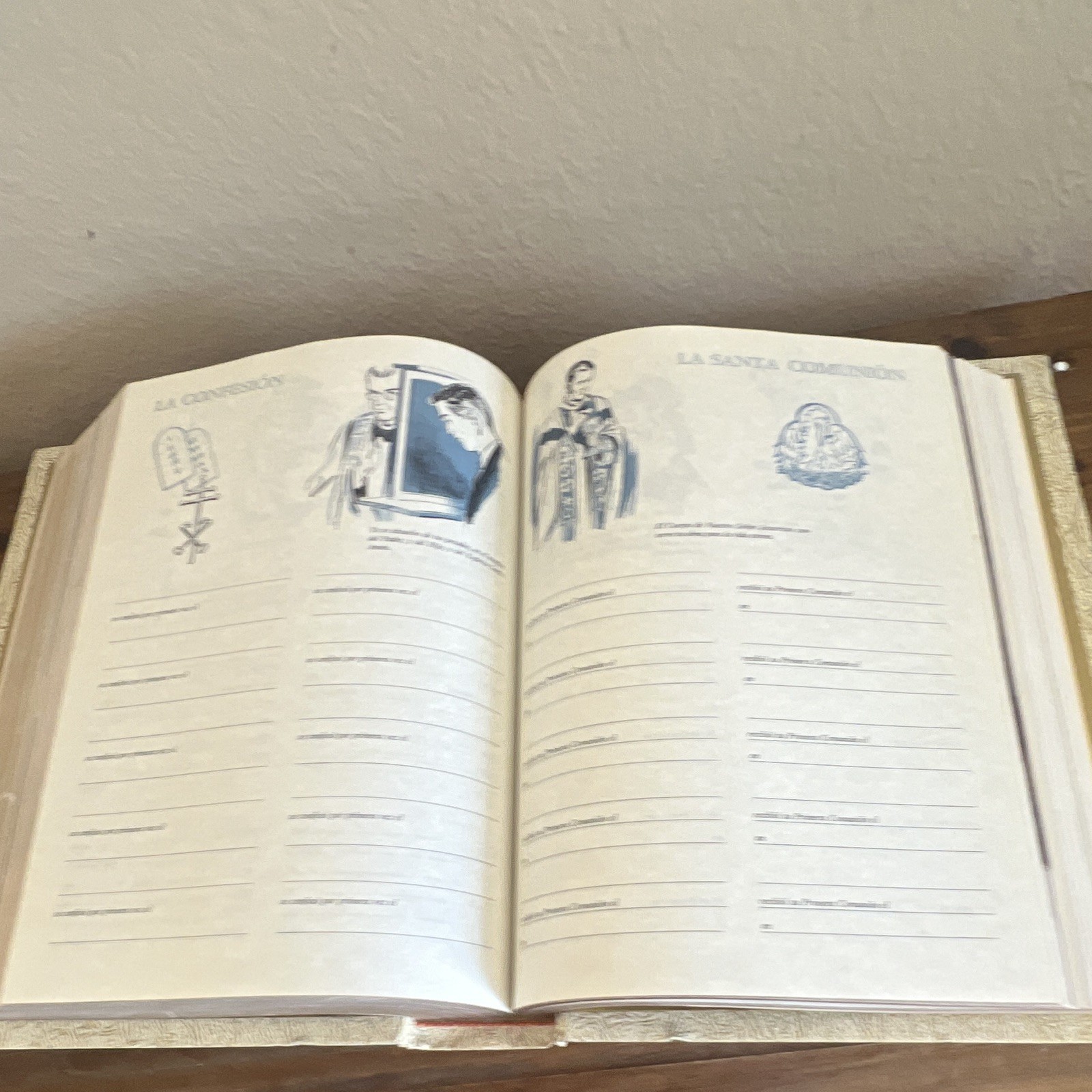 La Sagrada Biblia Felix Torres Amat Illustrated Family Bible Blank Record Like N