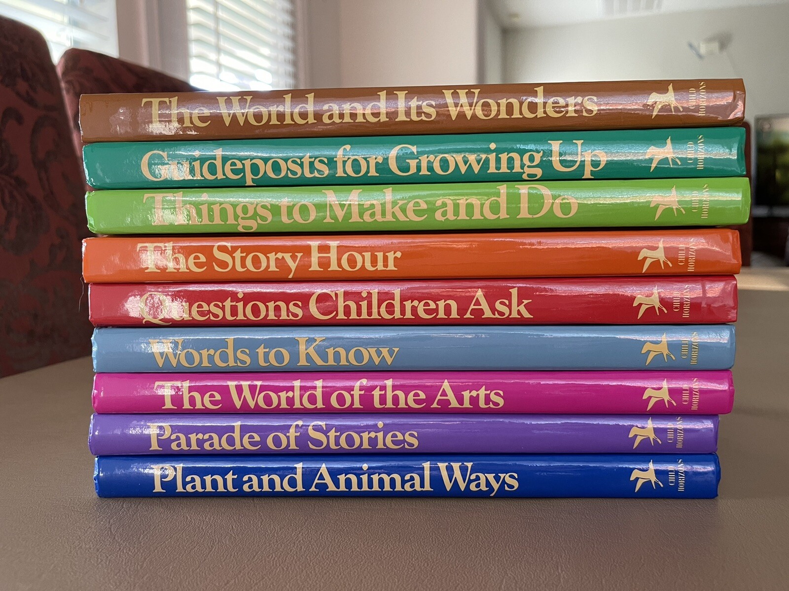 Lot of 9 Child Horizons Children Educational Bible World Arts Story Plant Books