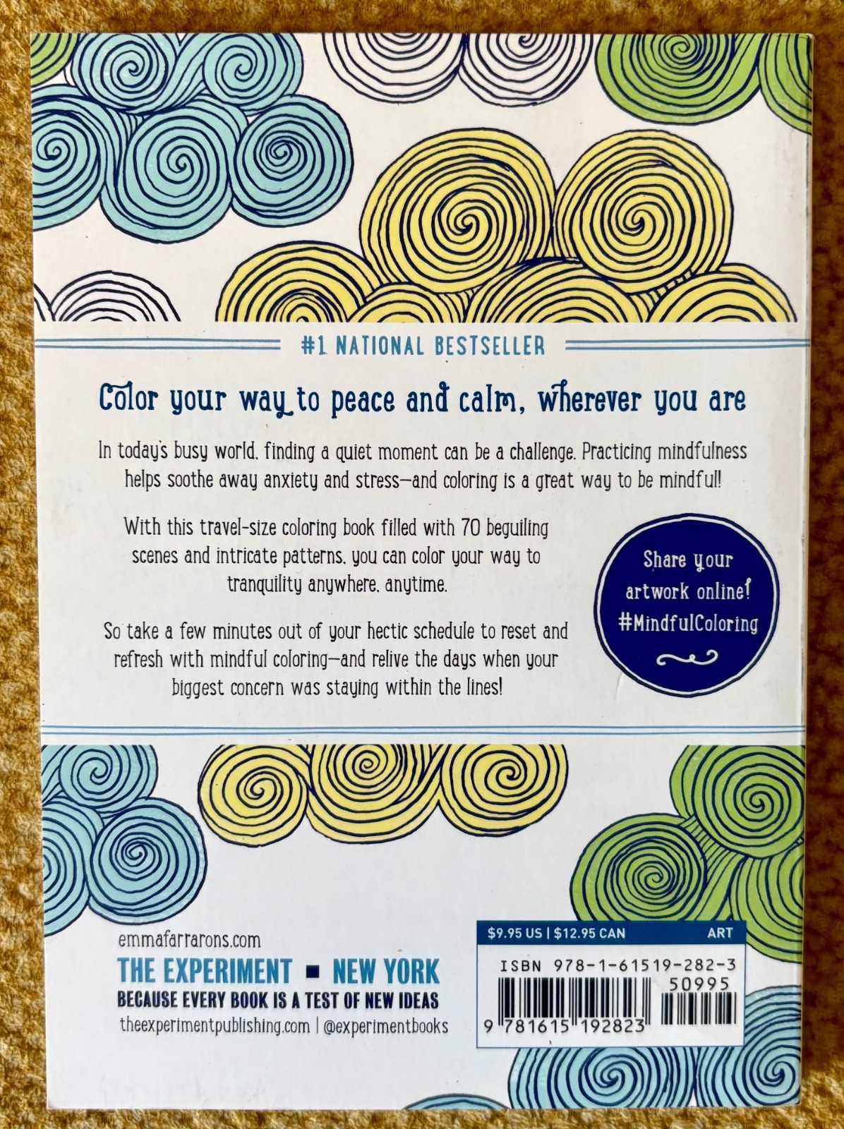 The Mindfulness Coloring Book: Anti-Stress Art Therapy for Busy People